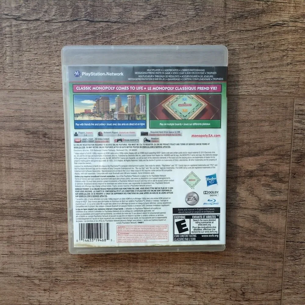 Monopoly Streets PS3 PlayStation 3 Board Game Family Game EA (2010)